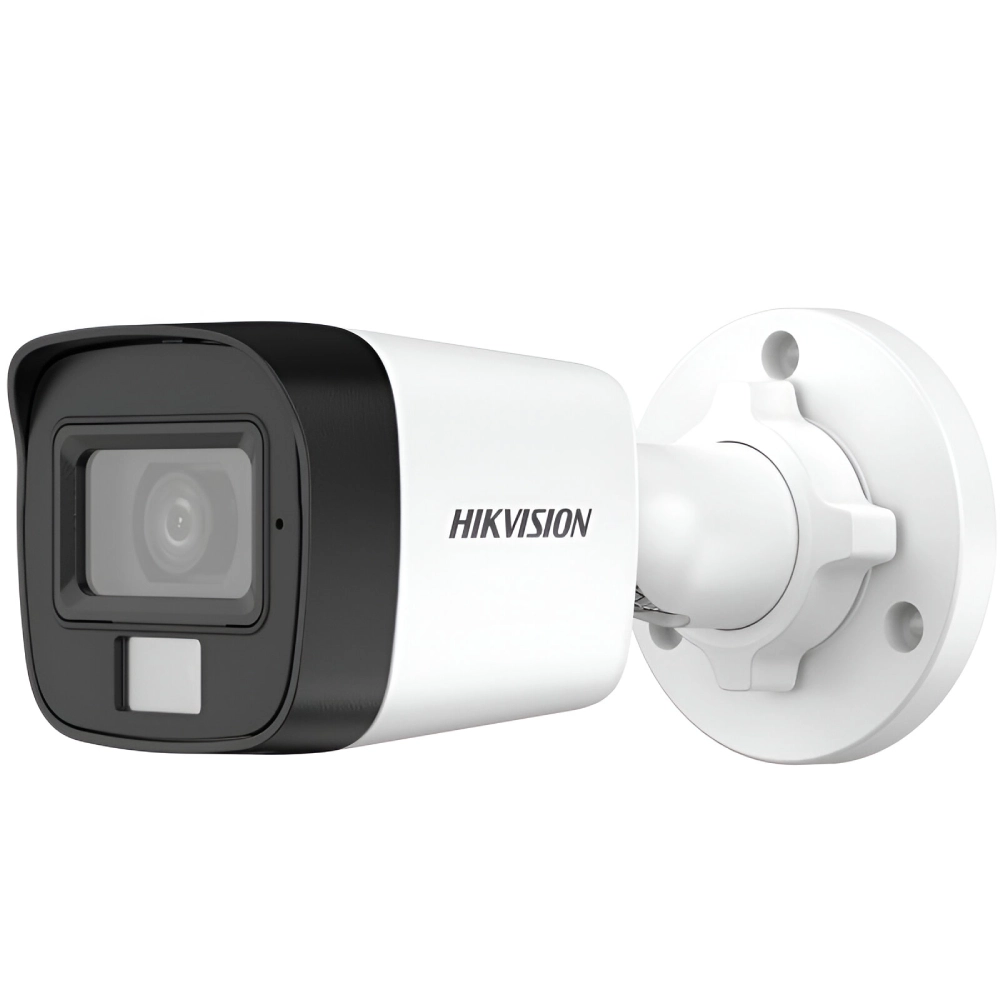 Hikvision 5MP Hybrid HD 3K Bullet Camera 3.6mm With Audio (2CE16K0T-LPFS) view 2